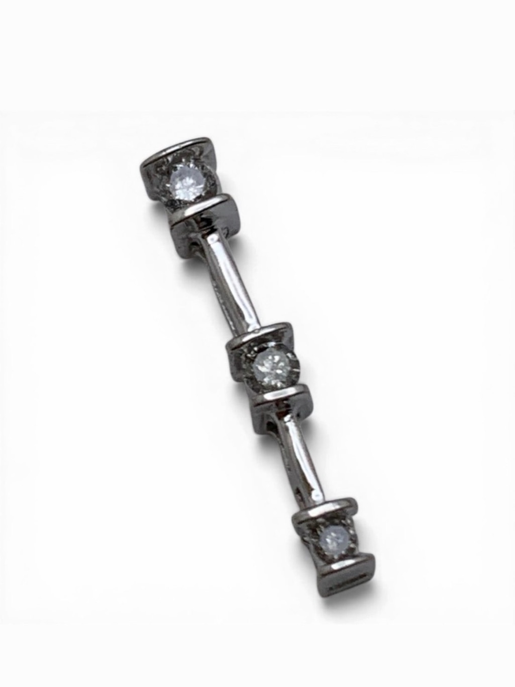 10k White Gold & Diamond Pendant - .60 Carats